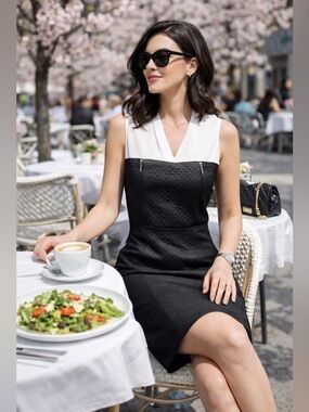 🌟🫶🏻 ❤️ White House Black Market Quilted Black Pencil Skirt